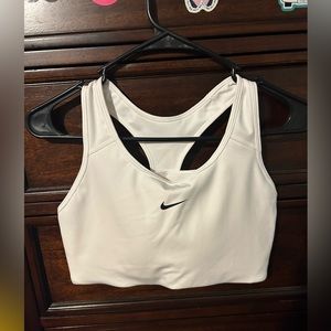 White Nike Sports Bra